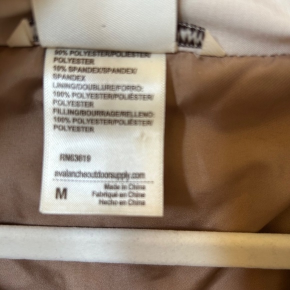 Avalanche Pullover Jacket Quilted Half Zip Off White Women's Size Medium - Picture 4 of 9